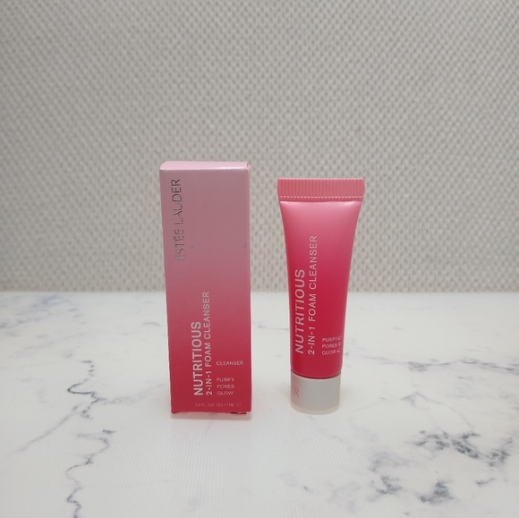 Estee Lauder Other - Estee Lauder Nutritious 2 in 1 Foam Cleanser Face Wash Purify Pore Mini .24 oz